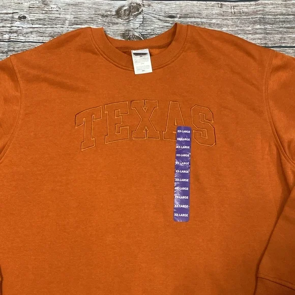 NWT Champion Texas Longhorn crewneck long sleeve sweatshirt size XXL - Picture 3 of 11